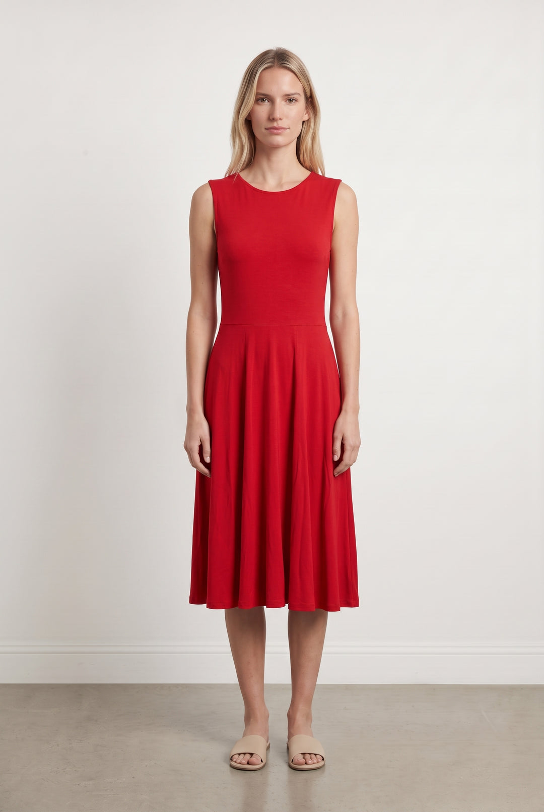 Robe longue rouge - Taille M/38 de la marque Agnès b. | PARAD93953 - Vendu par Paradigme - Image 1