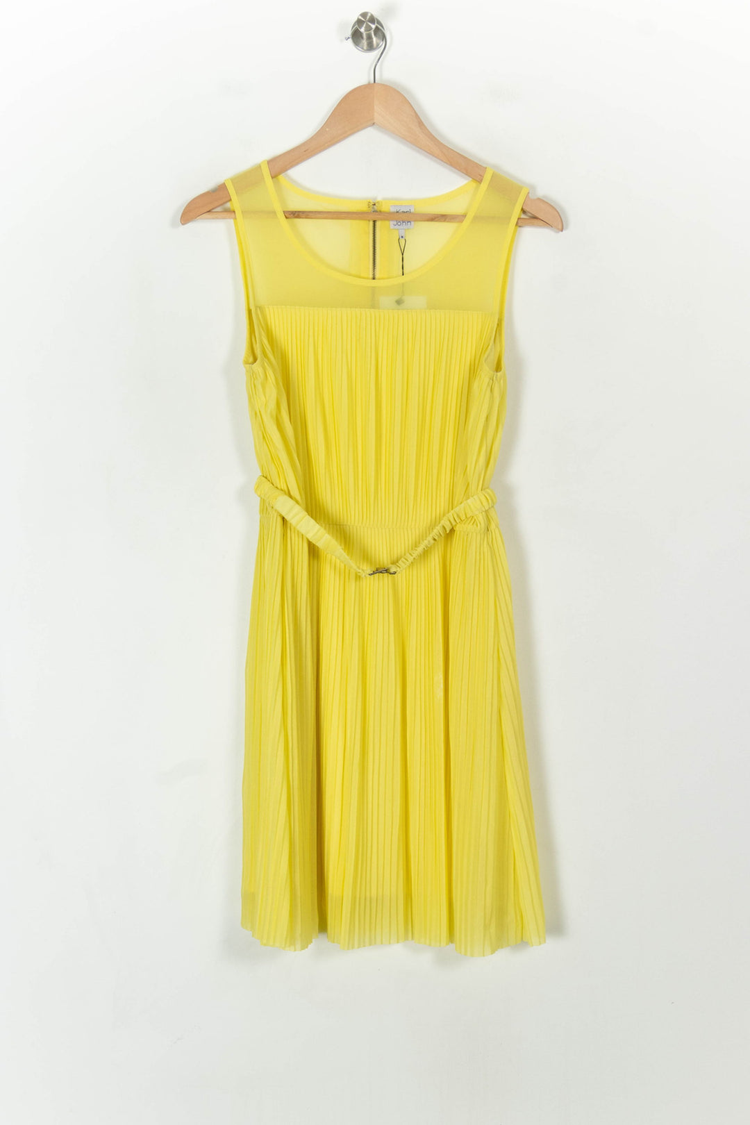 Robe Plissée Jaune - Taille M/38 de la marque Karl Marc John | PARAD93955 - Vendu par Paradigme - Image 2