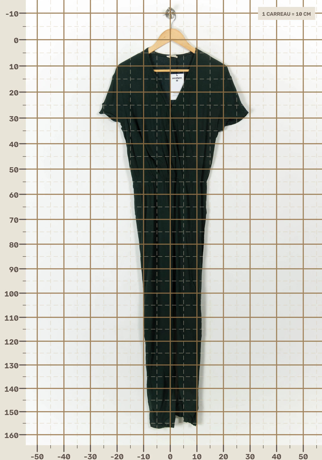 Combinaison Verte - Taille M/38 de la marque American Vintage | PARAD93957 - Vendu par Paradigme - Image 4