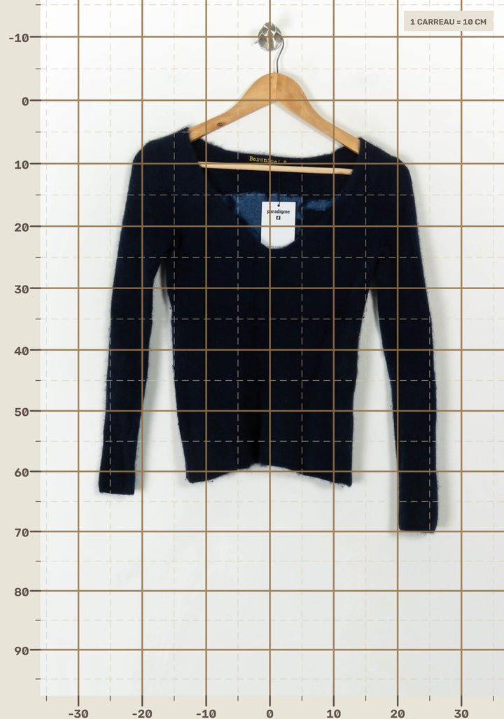 Pull Bleu - Taille XS/34 de la marque Bérénice | PARAD93958 - Vendu par Paradigme - Image 4