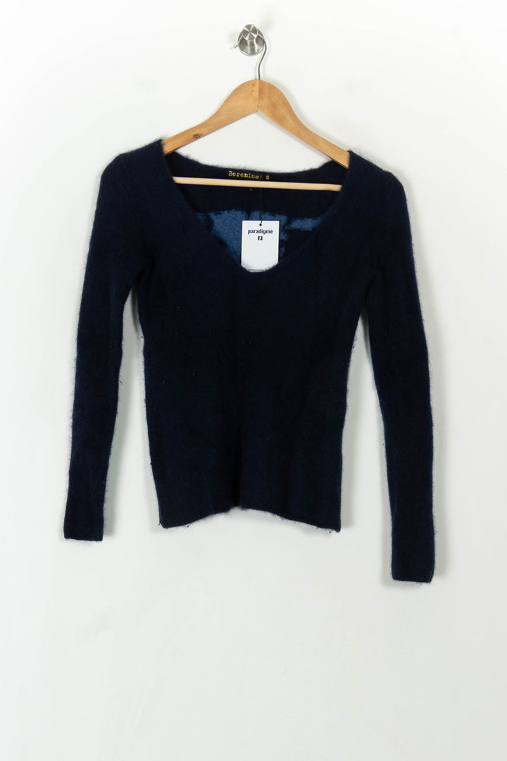 Pull Bleu - Taille XS/34 de la marque Bérénice | PARAD93958 - Vendu par Paradigme - Image 2