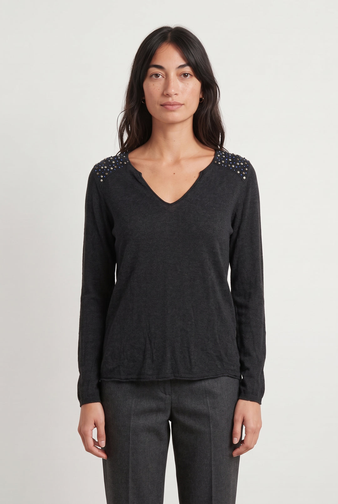 Pull Noir - Taille S/36 de la marque Kookai | PARAD93960 - Vendu par Paradigme - Image 1
