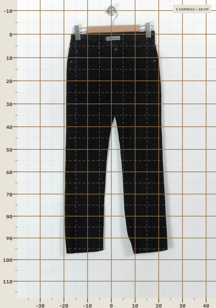 Jean Droit Noir - Taille M/38 de la marque Levi&