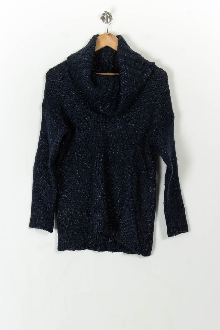 Pull Col Roulé Bleu - Taille XL/42 de la marque Maison 123 | PARAD93968 - Vendu par Paradigme - Image 2