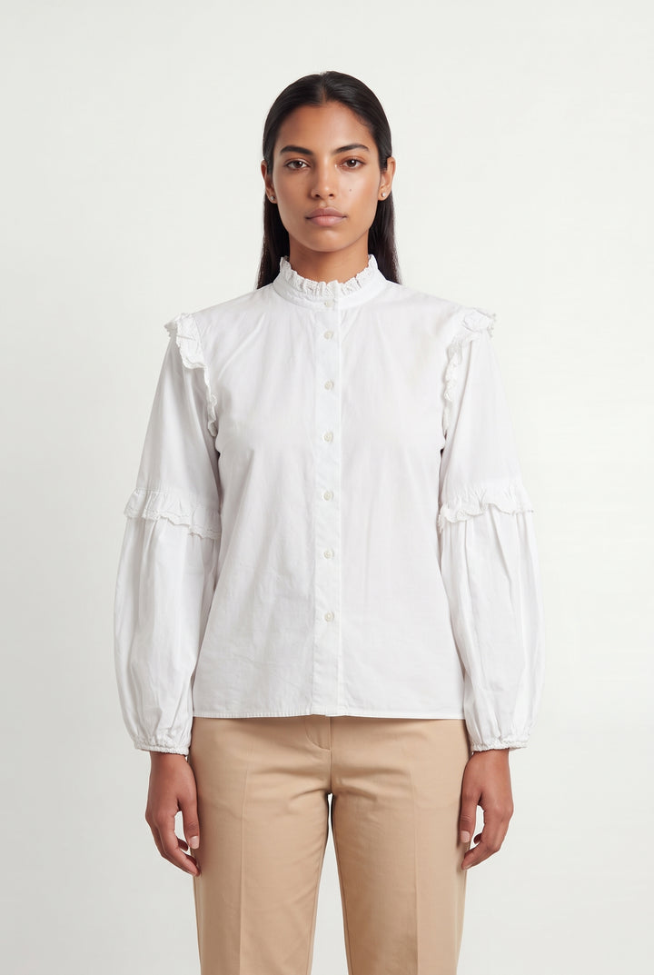 Blouse Blanche - Taille L/40 de la marque Maje | PARAD93969 - Vendu par Paradigme - Image 1