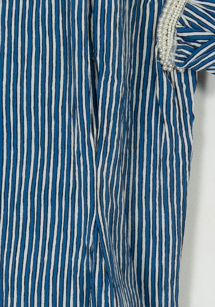 Chemise Bleue et Blanche - Taille L/40 de la marque Sandro | PARAD93974 - Vendu par Paradigme - Image 3