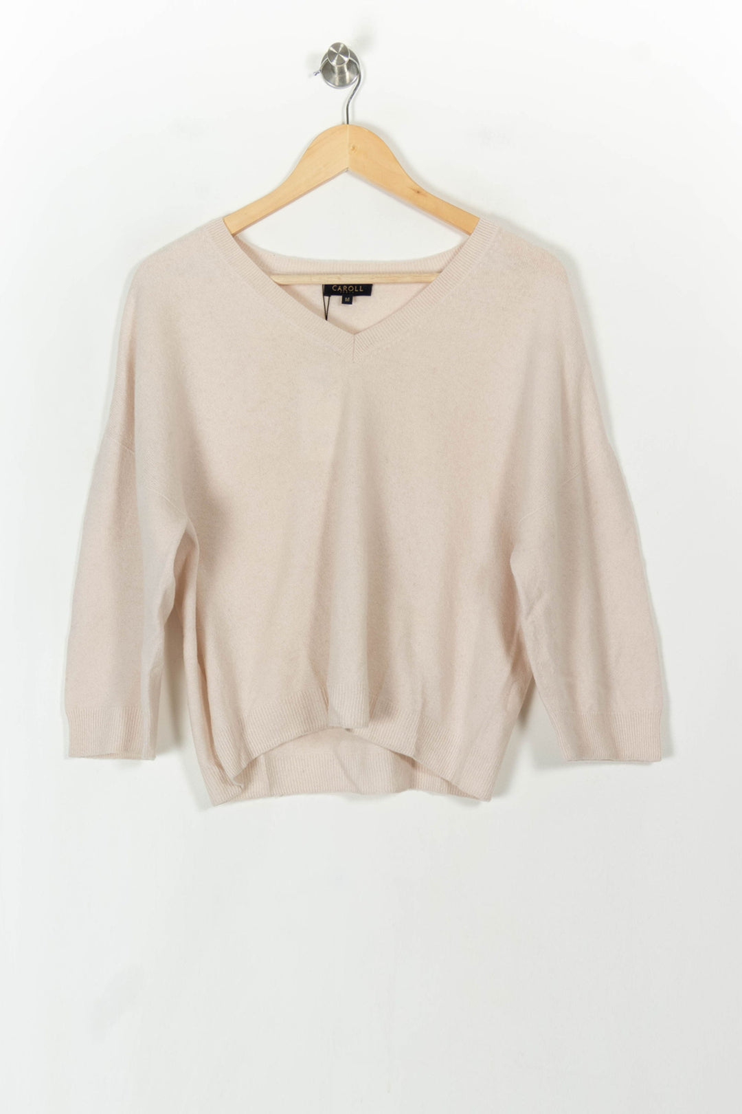 Pull Blanc - Taille M/38 de la marque Caroll | PARAD93976 - Vendu par Paradigme - Image 2