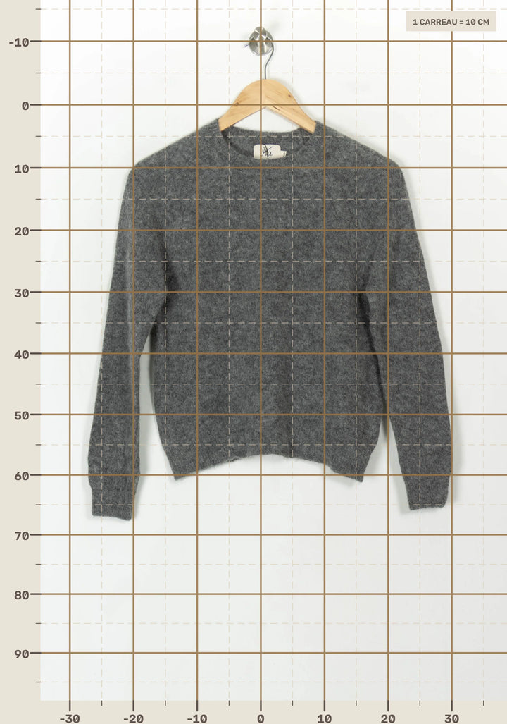 Pull Gris - Taille S/36 de la marque Orta | PARAD93977 - Vendu par Paradigme - Image 4