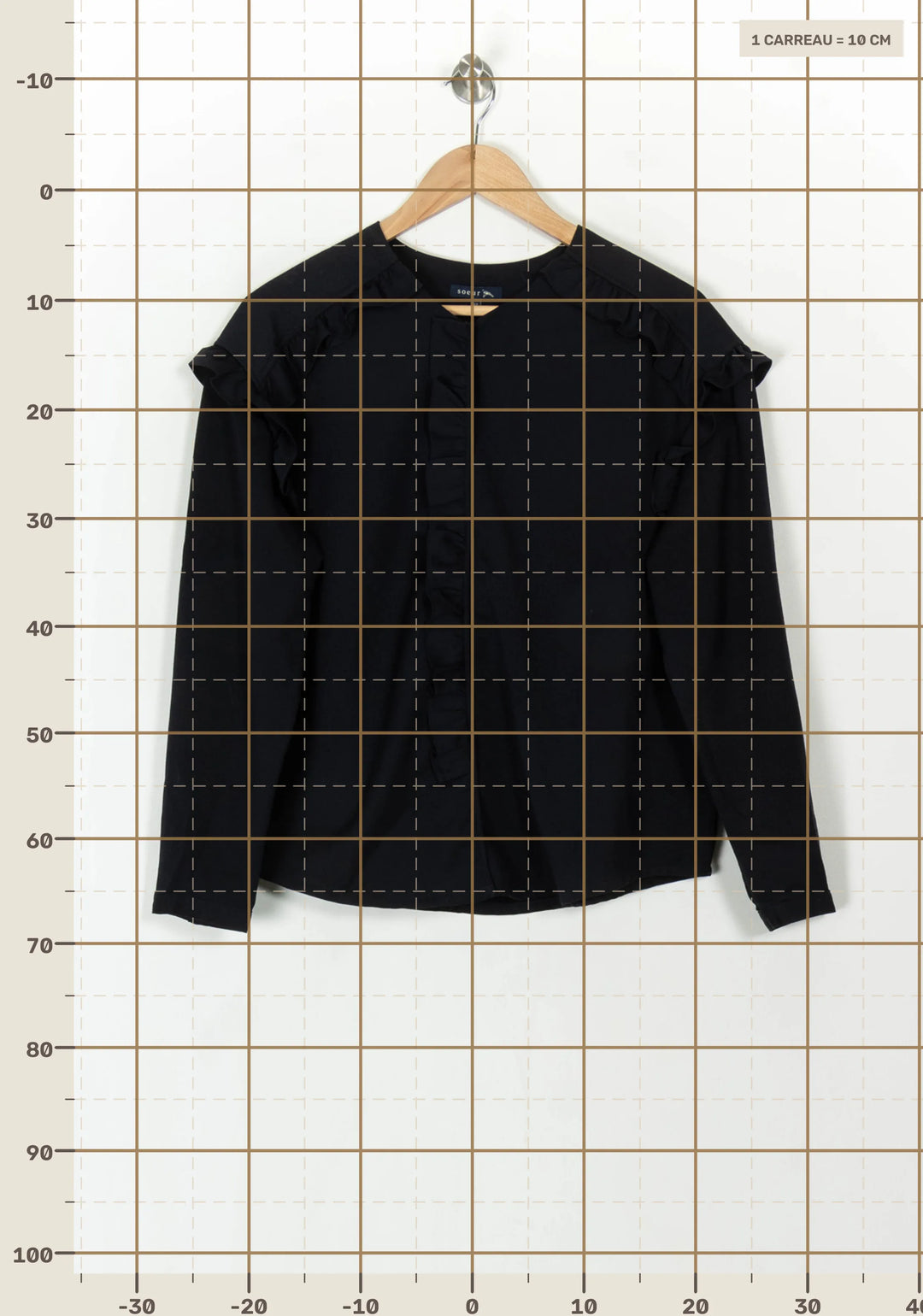 Blouse Bleue - Taille M/38 de la marque Soeur | PARAD93978 - Vendu par Paradigme - Image 4