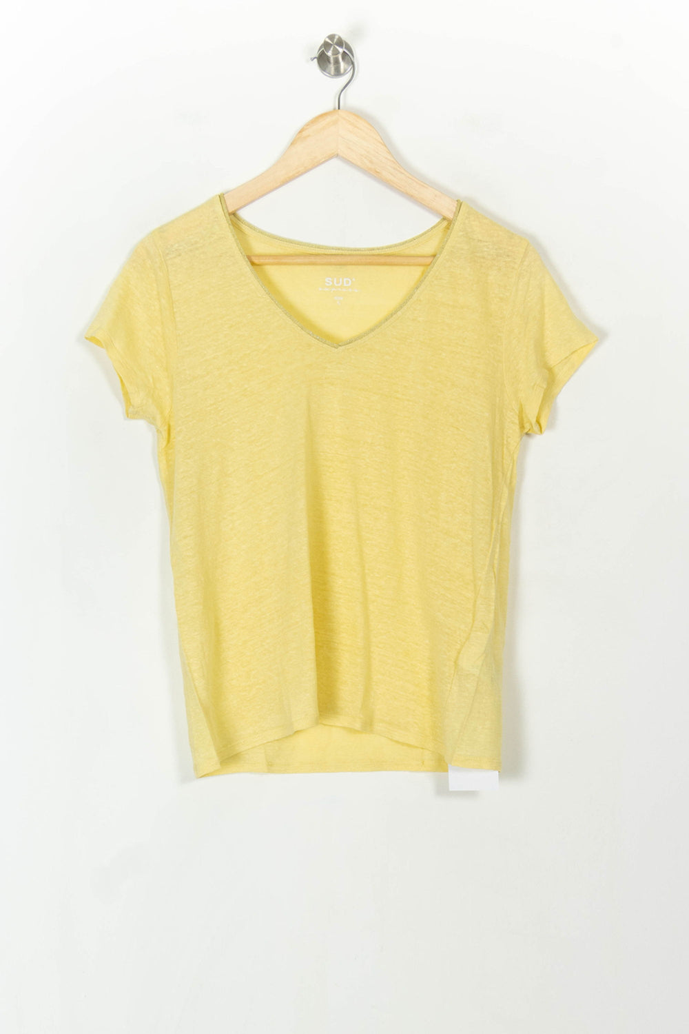 Tee-shirt Jaune - Taille S/36 de la marque Sud express | PARAD93980 - Vendu par Paradigme - Image 2
