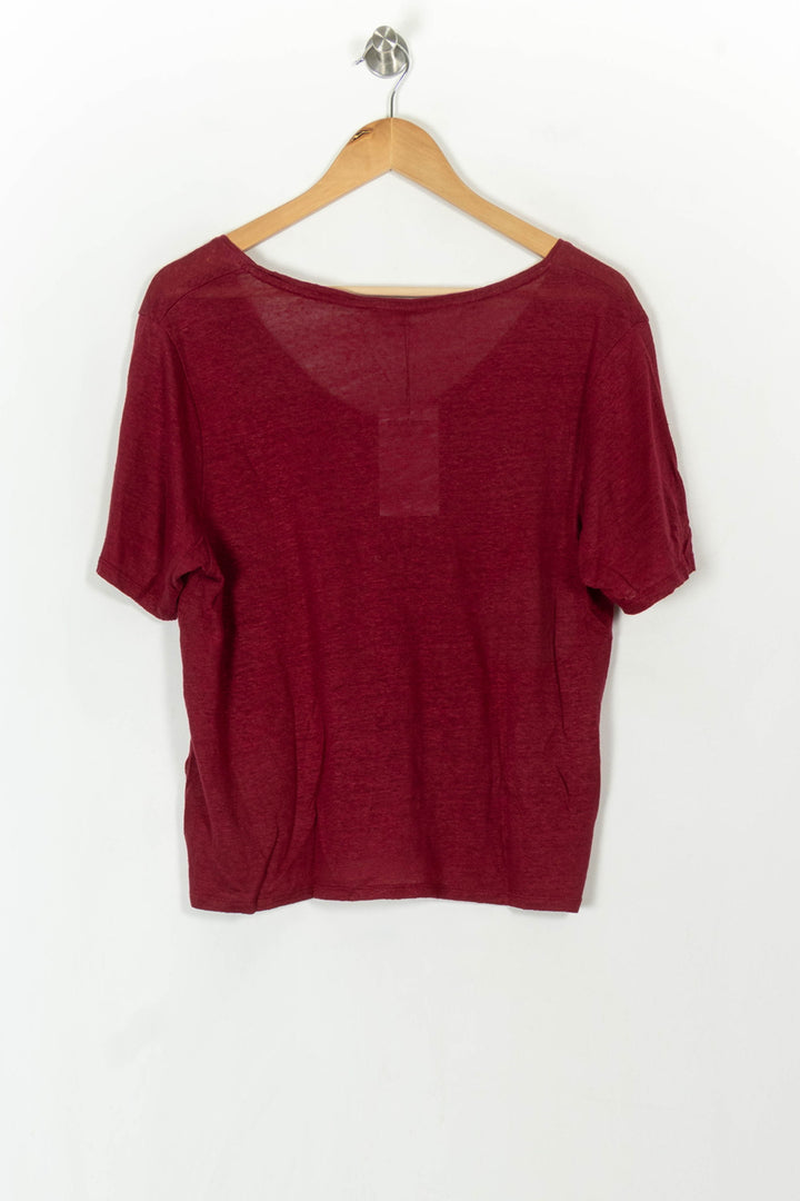 Tee-shirt Bordeaux - Taille S/36 de la marque Pablo | PARAD93981 - Vendu par Paradigme - Image 5