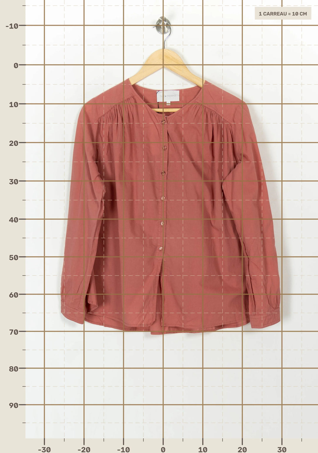 Blouse Rose - Taille S/36 de la marque Sud express | PARAD93985 - Vendu par Paradigme - Image 4