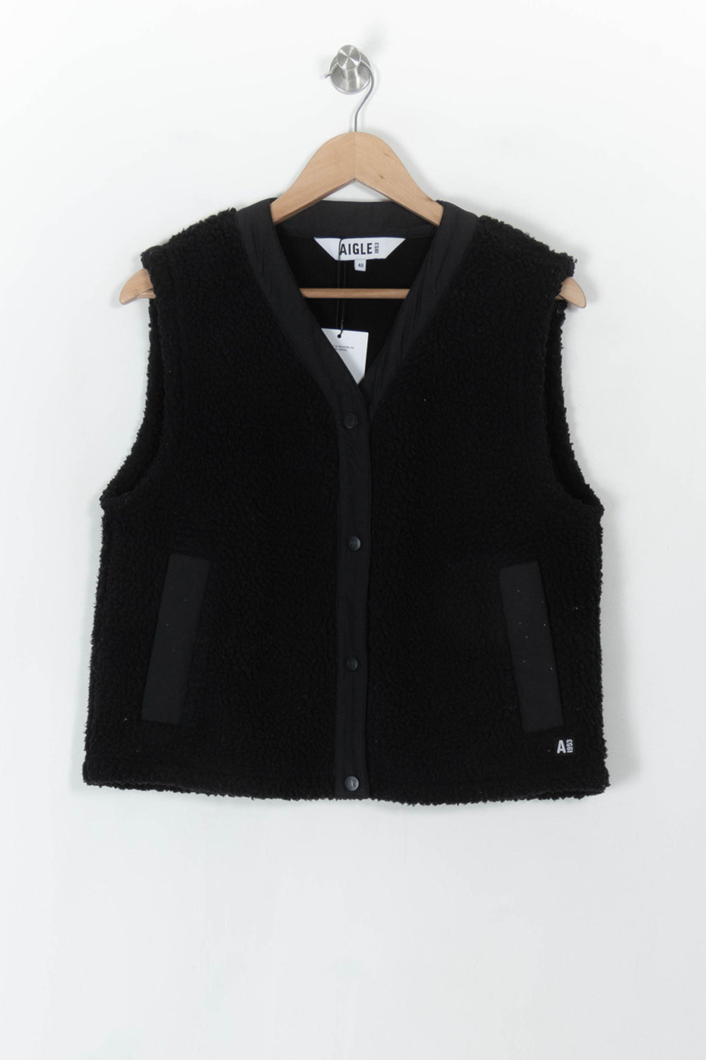 Gilet Noir - Taille L/40 de la marque Aigle | PARAD93986 - Vendu par Paradigme - Image 2