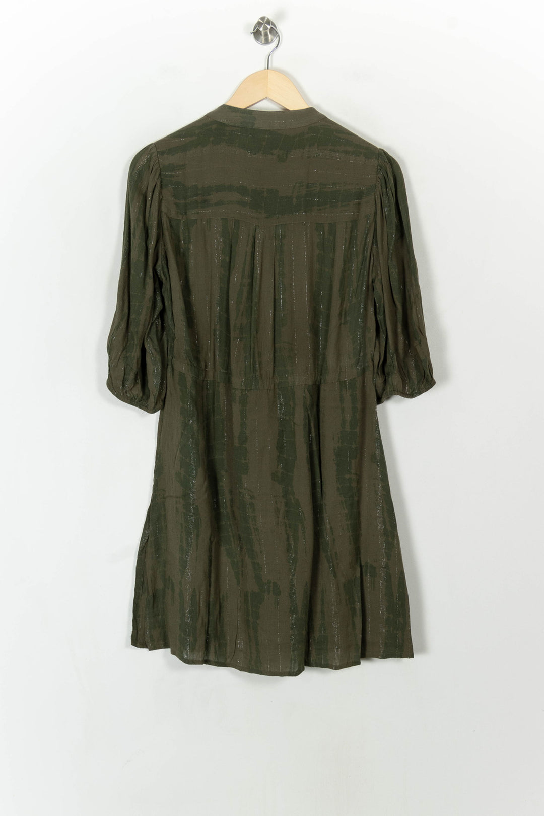 Robe Chemise Verte - Taille S/36 de la marque ba&amp;sh | PARAD93990 - Vendu par Paradigme - Image 5