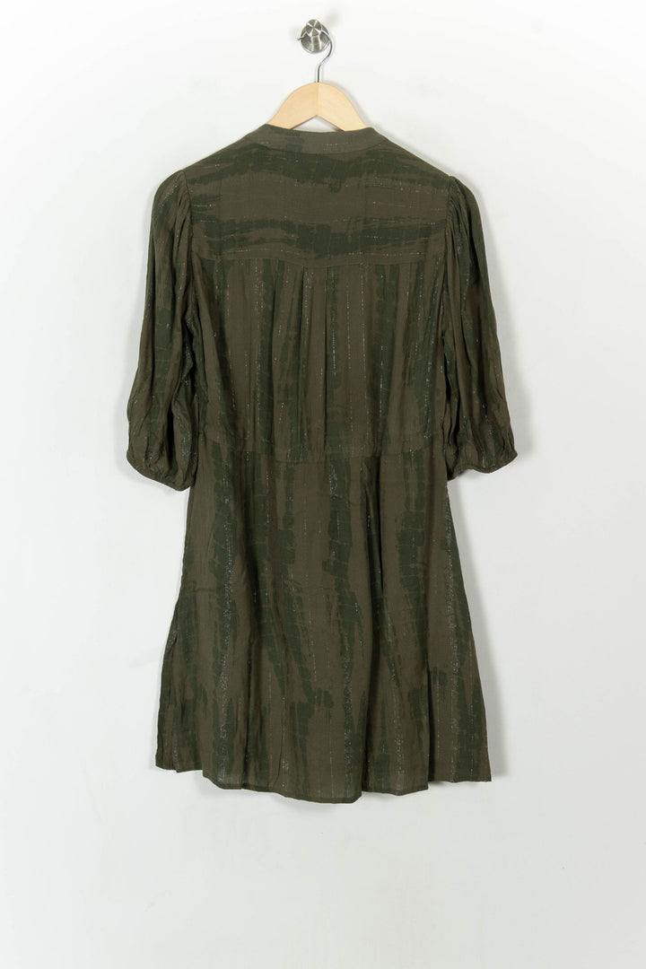Robe Chemise Verte - Taille S/36 de la marque ba&amp;sh | PARAD93990 - Vendu par Paradigme - Image 5