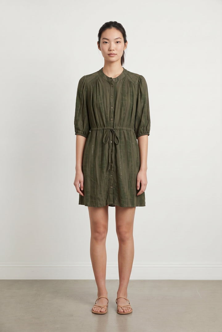 Robe Chemise Verte - Taille S/36 de la marque ba&amp;sh | PARAD93990 - Vendu par Paradigme - Image 1