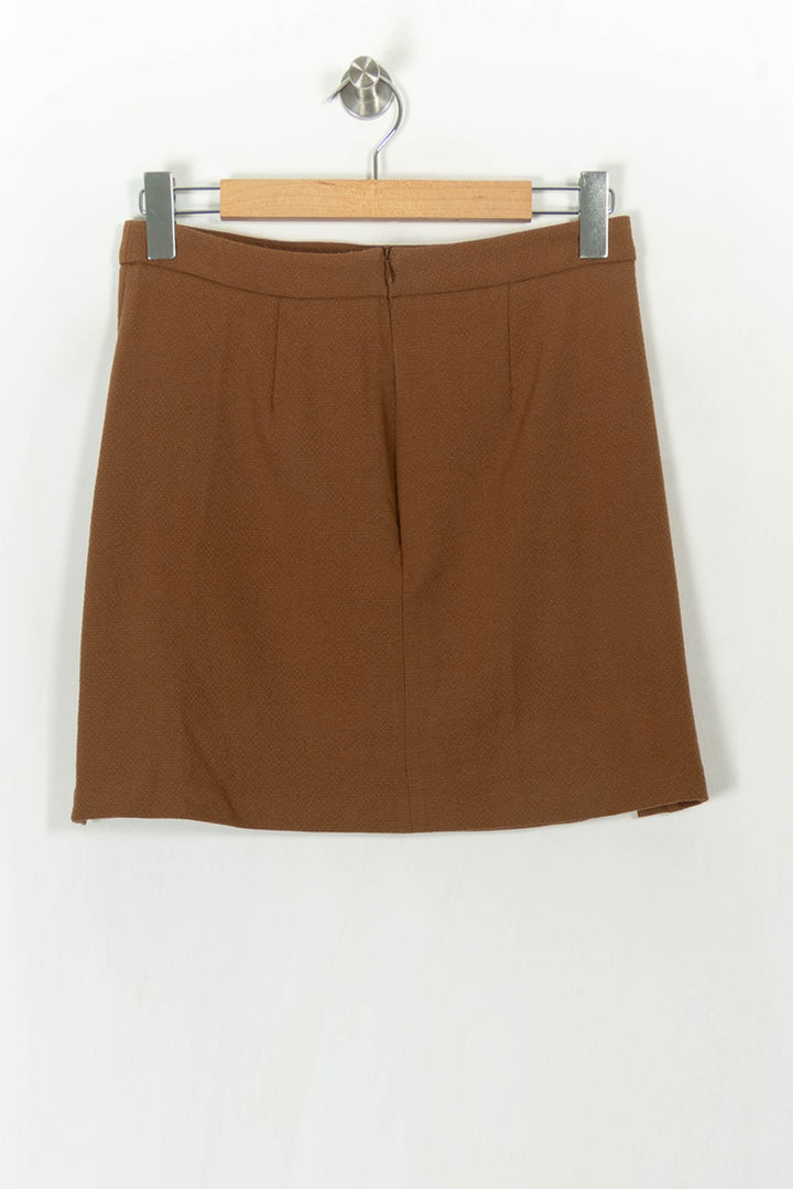 Jupe Portefeuille Marron - Taille M/38 de la marque I.Code | PARAD93991 - Vendu par Paradigme - Image 5