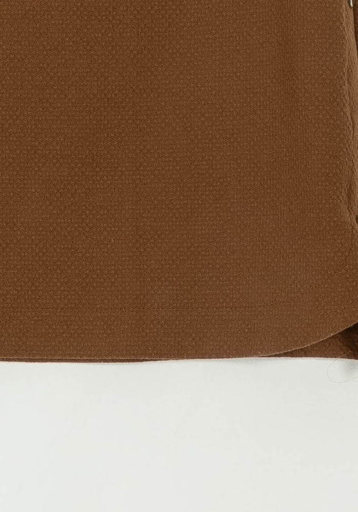 Jupe Portefeuille Marron - Taille M/38 de la marque I.Code | PARAD93991 - Vendu par Paradigme - Image 3