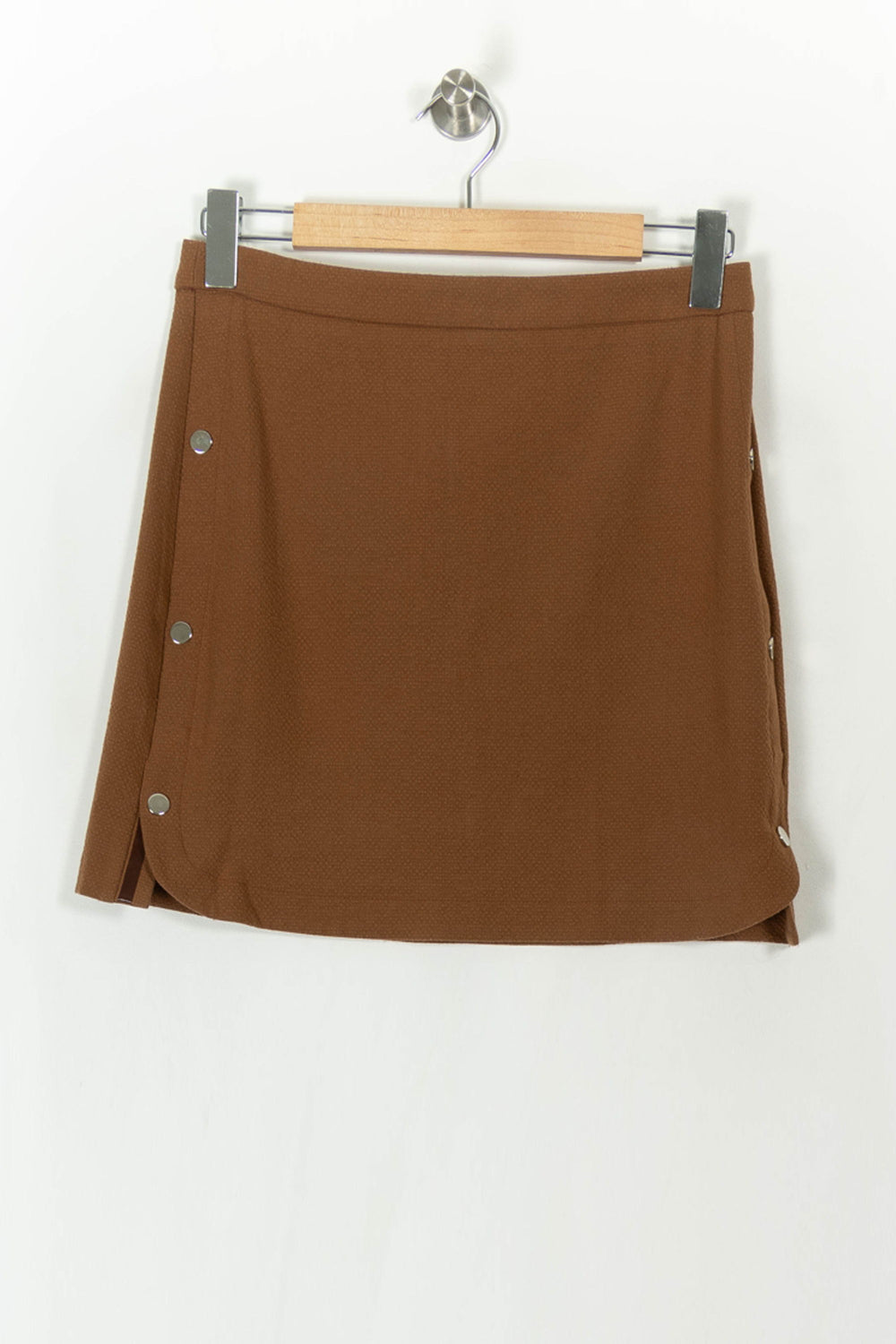Jupe Portefeuille Marron - Taille M/38 de la marque I.Code | PARAD93991 - Vendu par Paradigme - Image 2