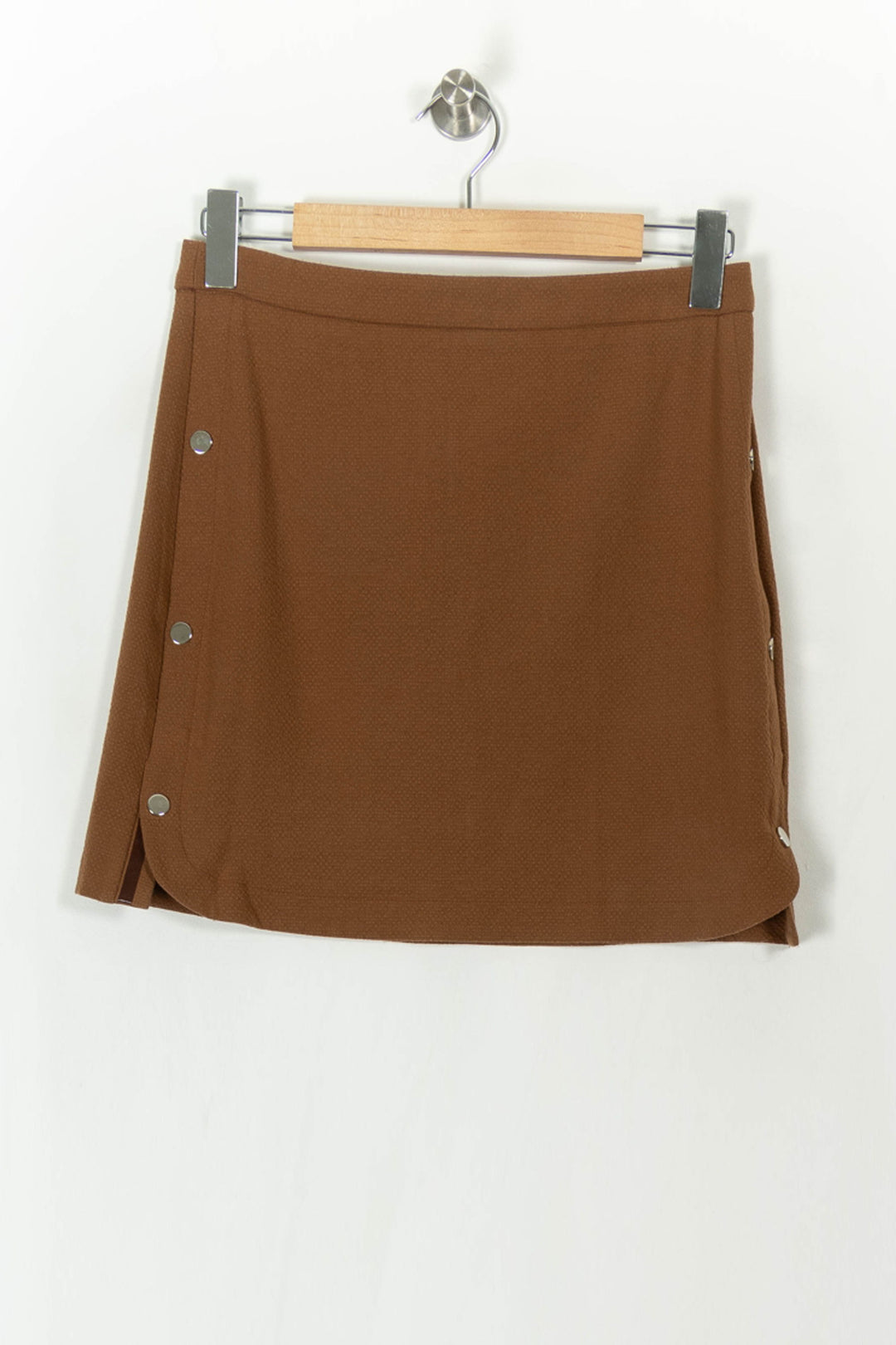 Jupe Portefeuille Marron - Taille M/38 de la marque I.Code | PARAD93991 - Vendu par Paradigme - Image 2