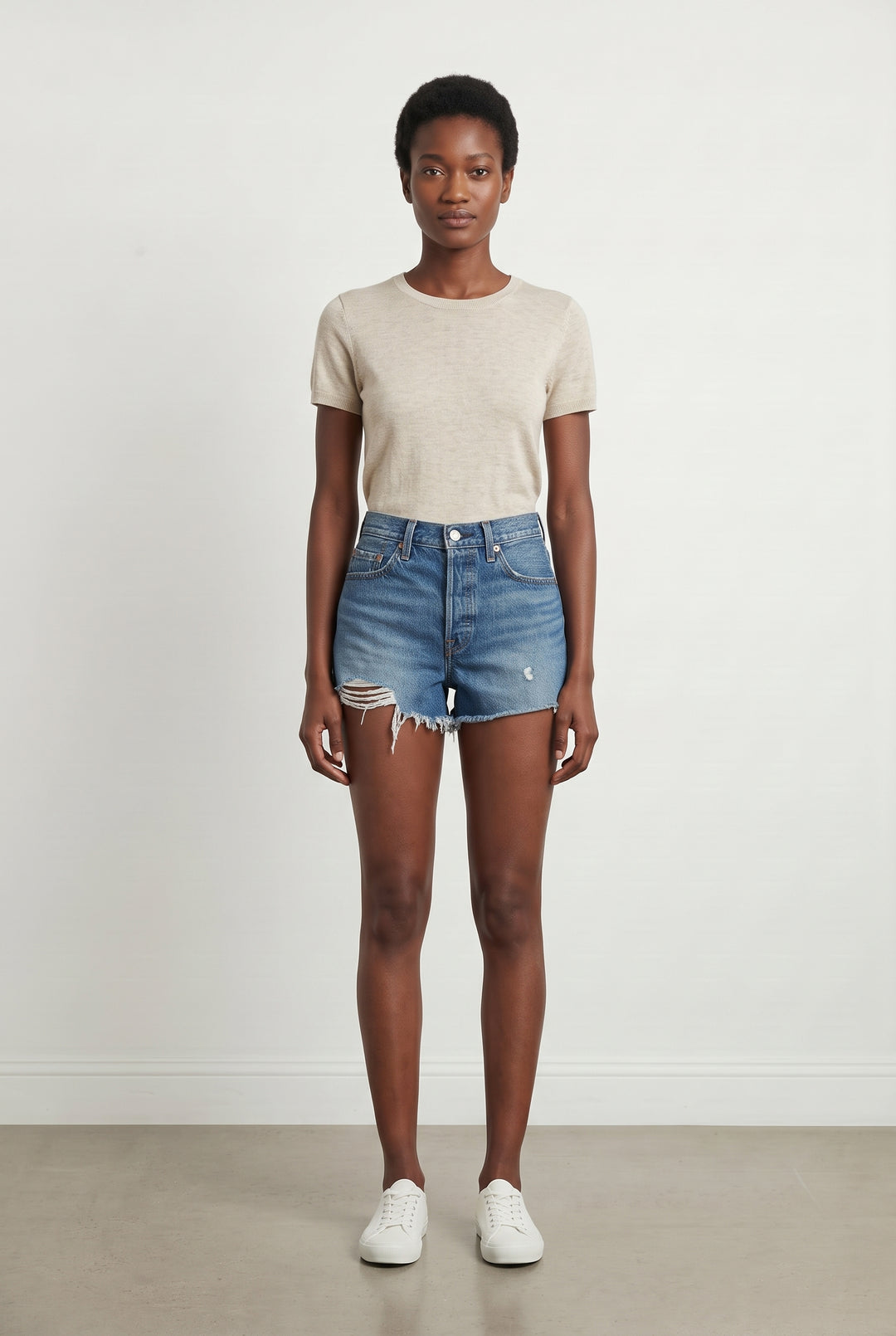 Short en Jean Bleu - Taille S/36 de la marque Levi&