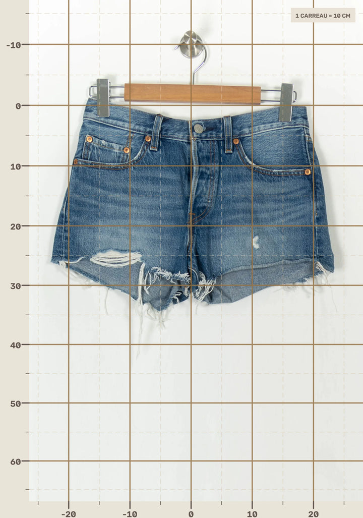 Short en Jean Bleu - Taille S/36 de la marque Levi&