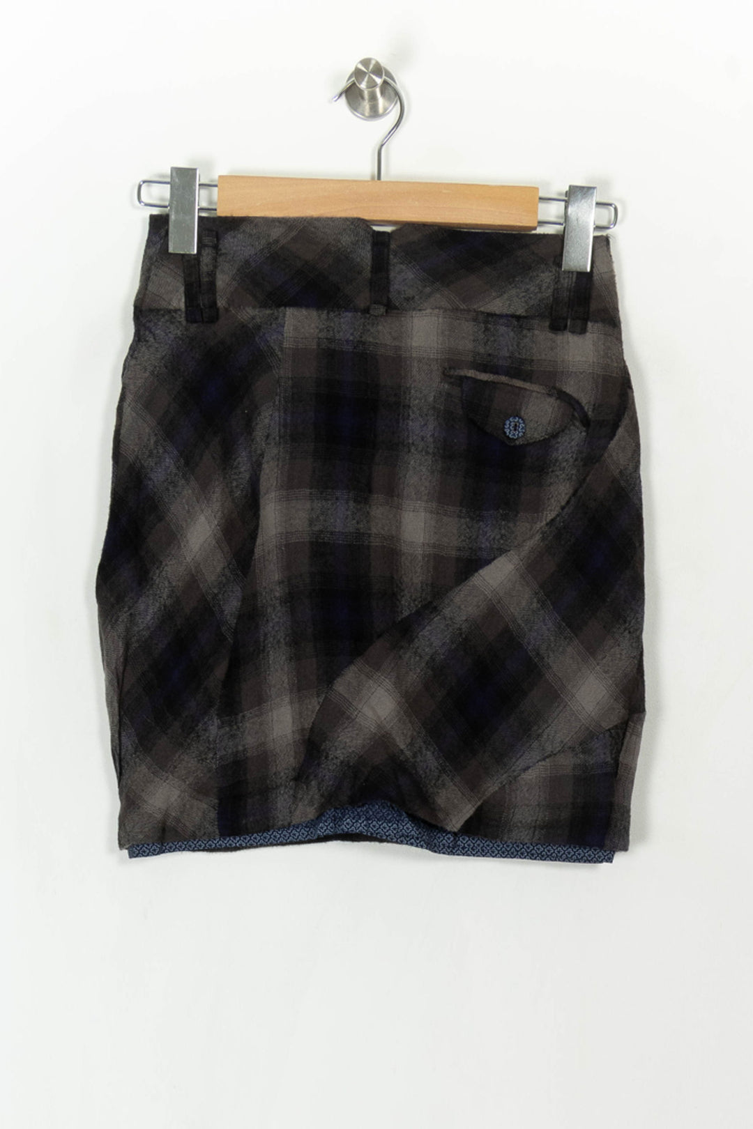Jupe Courte Grise et Noire - Taille S/36 de la marque One Step | PARAD94000 - Vendu par Paradigme - Image 5