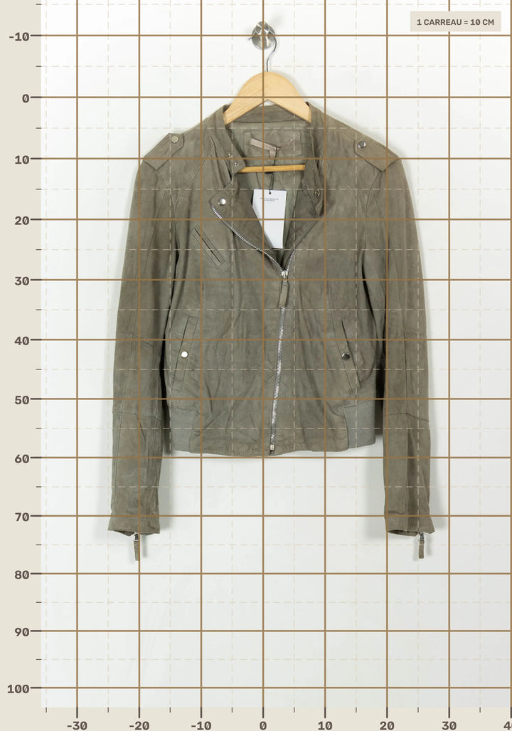 Blouson Vert - Taille L/40 de la marque La Fée Maraboutée | PARAD94003 - Vendu par Paradigme - Image 4