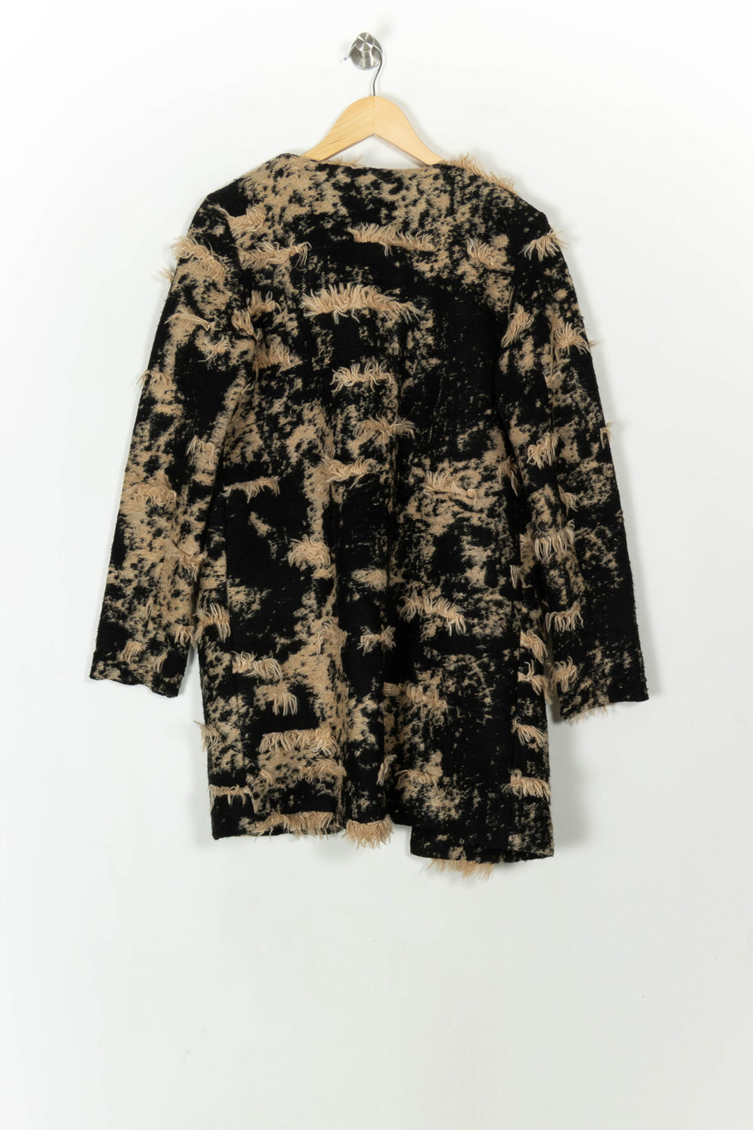 Veste Noire et Beige - Taille S/36 de la marque La Fée Maraboutée | PARAD94004 - Vendu par Paradigme - Image 5