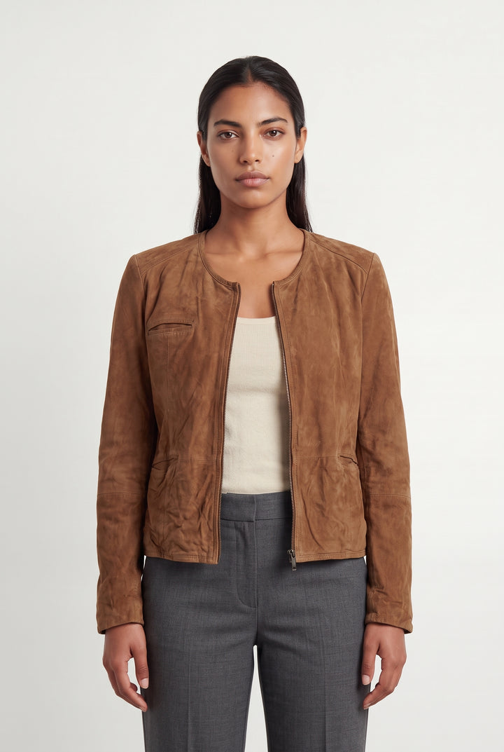 Veste Marron - Taille L/40 de la marque Bérénice | PARAD94008 - Vendu par Paradigme - Image 1