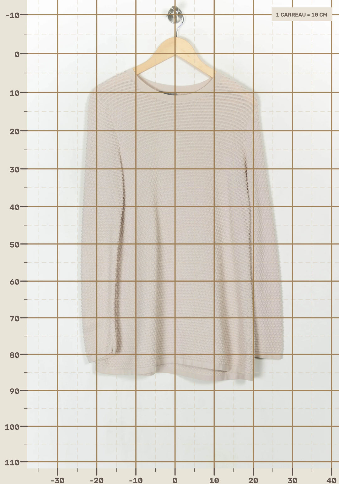 Pull Beige - Taille M/38 de la marque COS | PARAD94010 - Vendu par Paradigme - Image 4