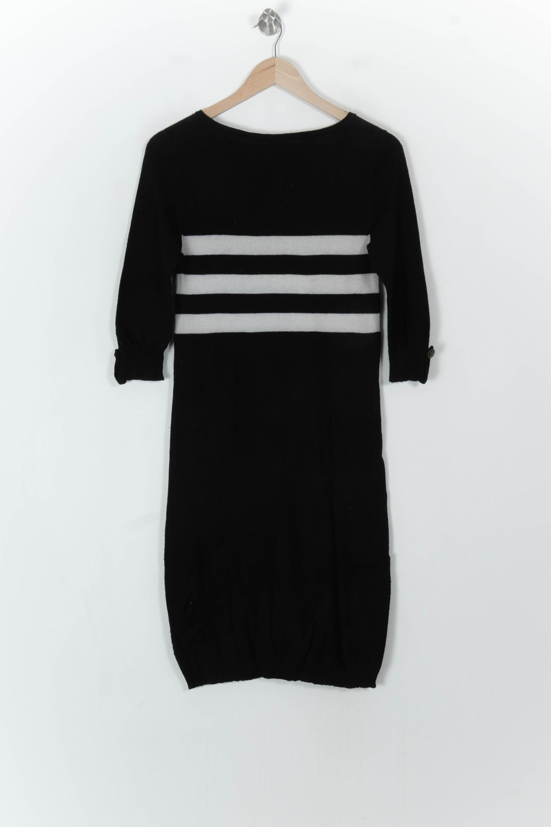 Robe Pull Noire et Blanche - Taille L/40 de la marque I.Code | PARAD94011 - Vendu par Paradigme - Image 5