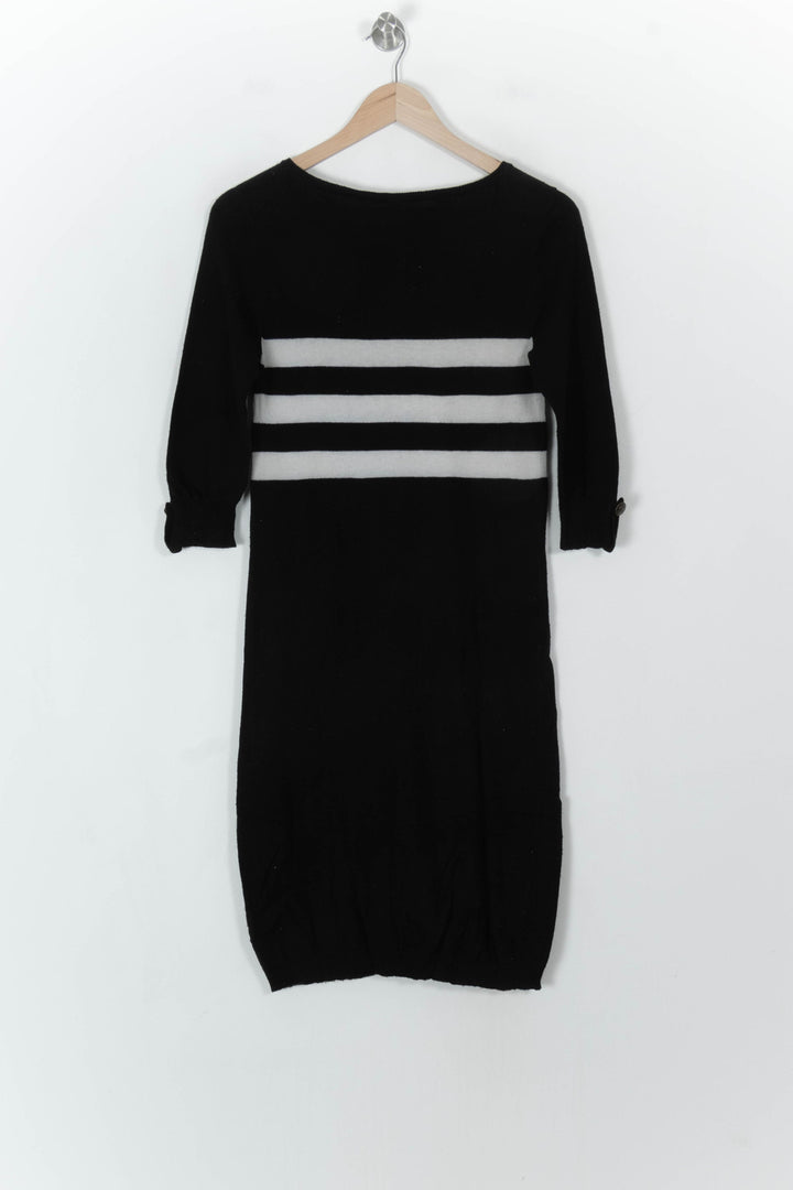 Robe Pull Noire et Blanche - Taille L/40 de la marque I.Code | PARAD94011 - Vendu par Paradigme - Image 5