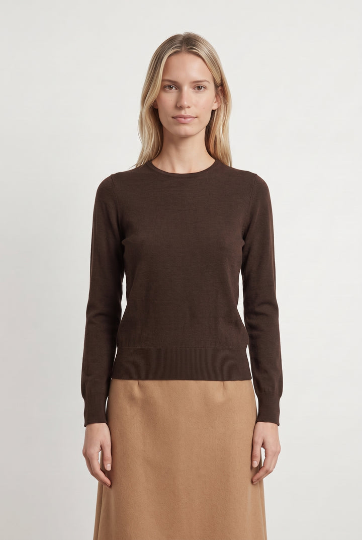 Pull Marron - Taille S/36 de la marque Rodier | PARAD94013 - Vendu par Paradigme - Image 1