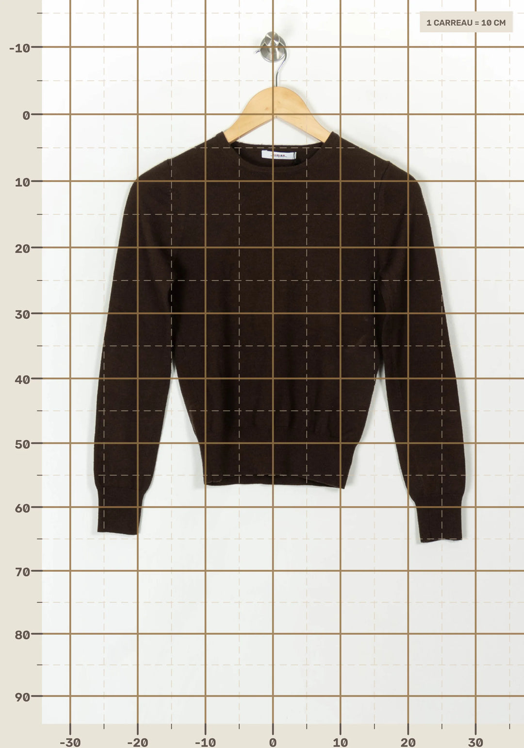 Pull Marron - Taille S/36 de la marque Rodier | PARAD94013 - Vendu par Paradigme - Image 4