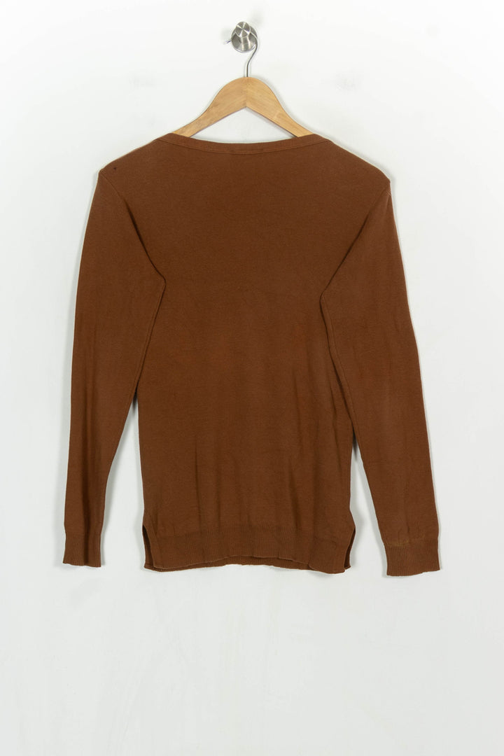 Pull Marron - Taille S/36 de la marque Agnès b. | PARAD94014 - Vendu par Paradigme - Image 5