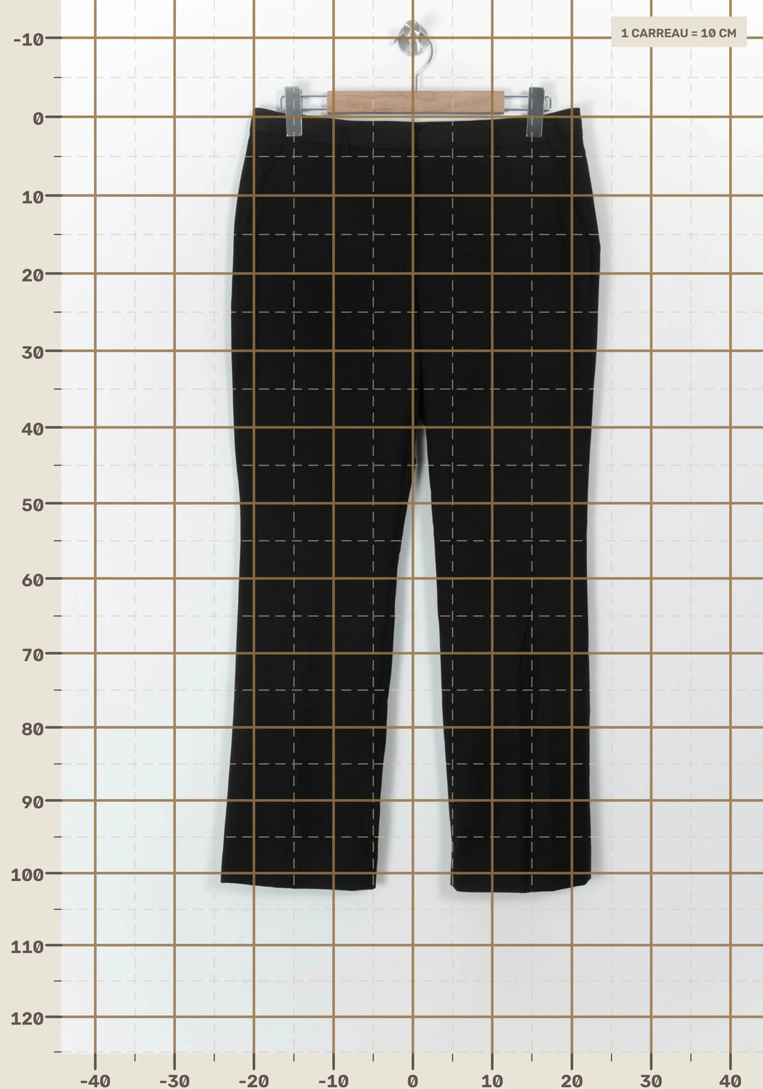 Pantalon Noir - Taille XL/42 de la marque Caroll | PARAD94016 - Vendu par Paradigme - Image 4
