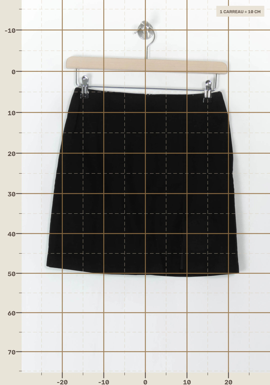 Jupe Courte Noire - Taille L/40 de la marque Kookai | PARAD94019 - Vendu par Paradigme - Image 4