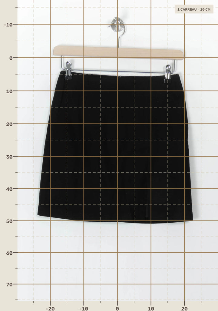 Jupe Courte Noire - Taille L/40 de la marque Kookai | PARAD94019 - Vendu par Paradigme - Image 4