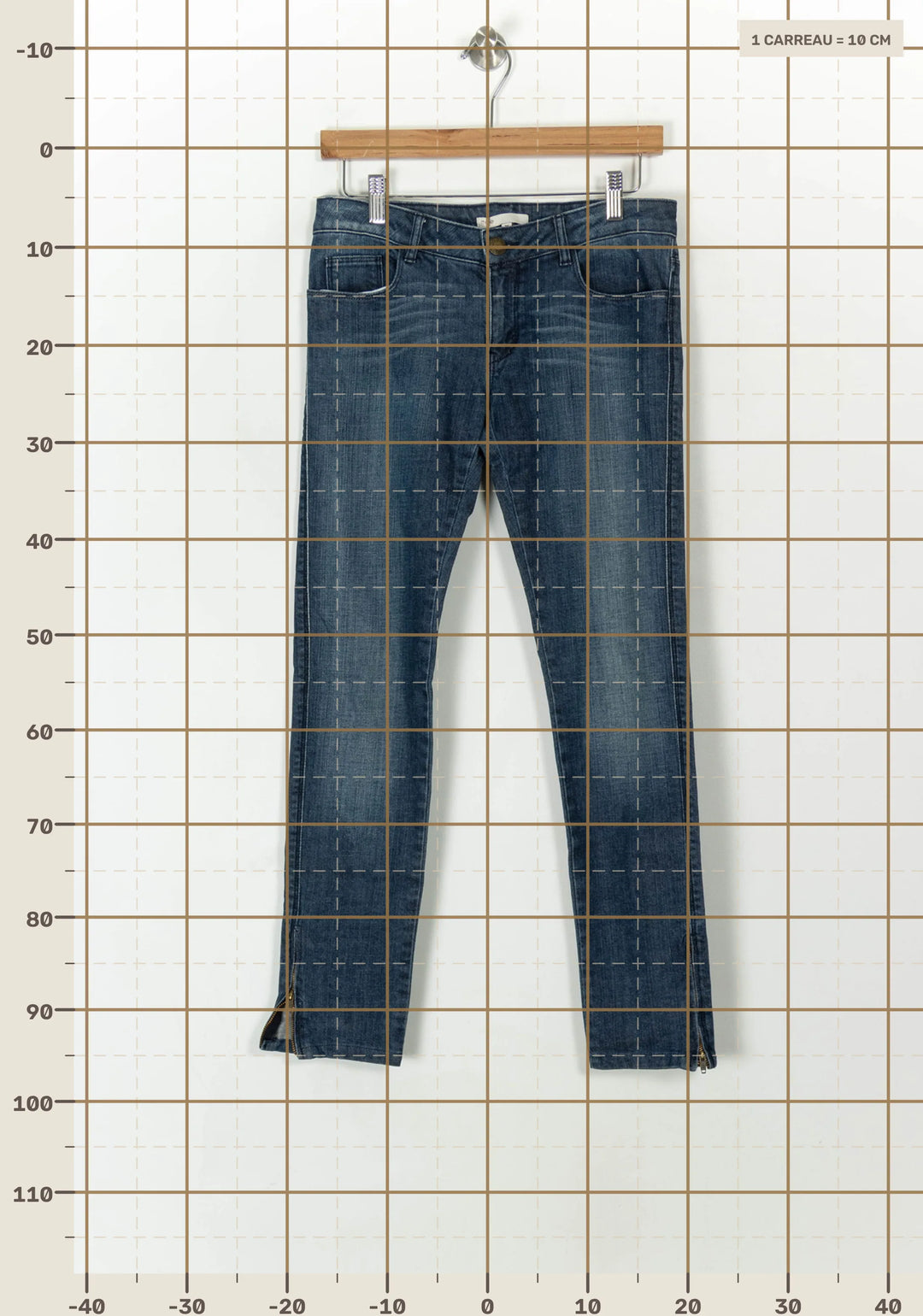 Jean Slim Bleu - Taille S/36 de la marque Maje | PARAD94020 - Vendu par Paradigme - Image 4