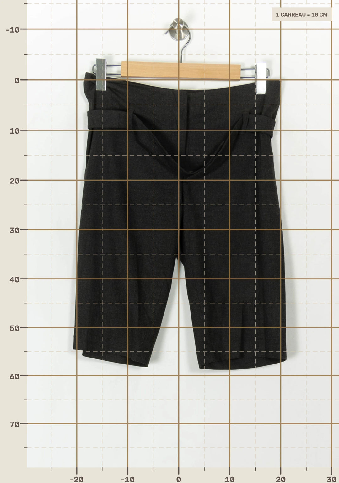 Bermuda Gris - Taille M/38 de la marque Kookai | PARAD94021 - Vendu par Paradigme - Image 4