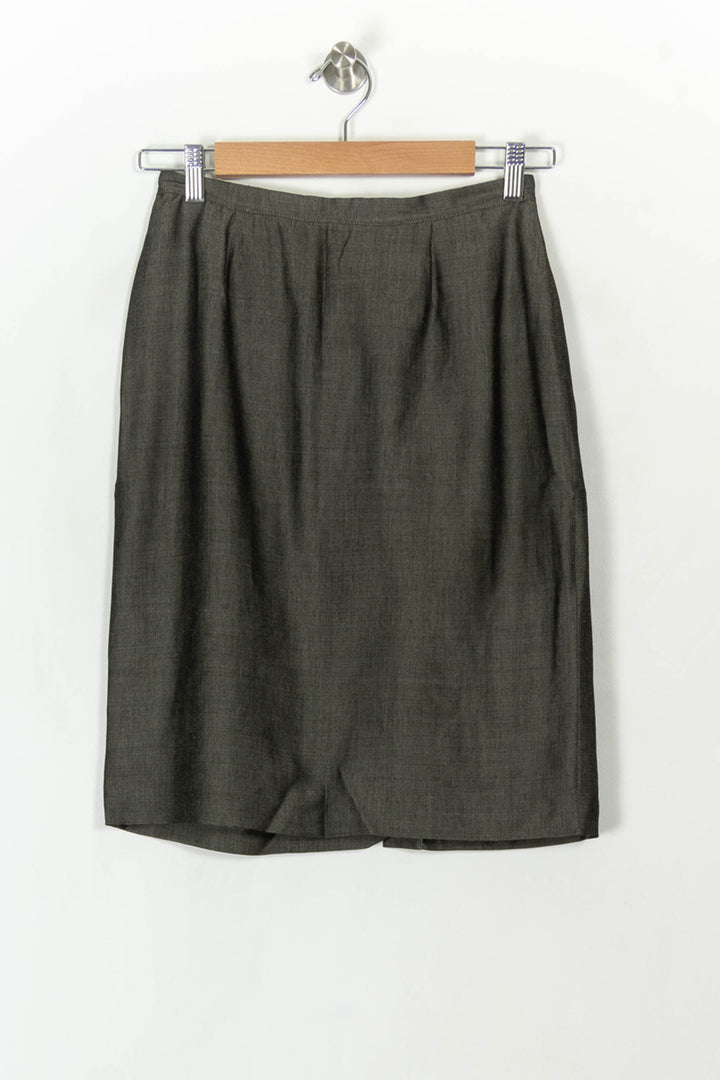 Jupe Droite Grise - Taille M/38 de la marque Gerard Darel | PARAD94022 - Vendu par Paradigme - Image 2