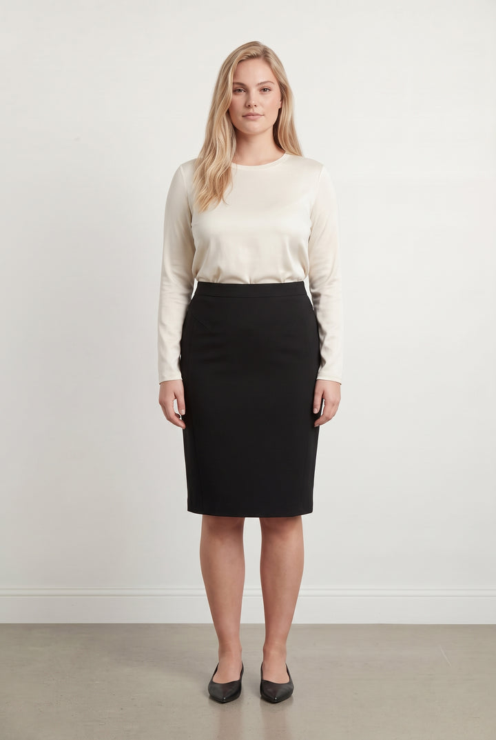 Jupe Crayon Noire - Taille XL/42 de la marque Caroll | PARAD94023 - Vendu par Paradigme - Image 1