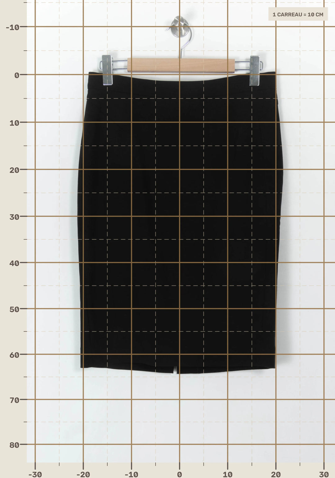 Jupe Crayon Noire - Taille XL/42 de la marque Caroll | PARAD94023 - Vendu par Paradigme - Image 4