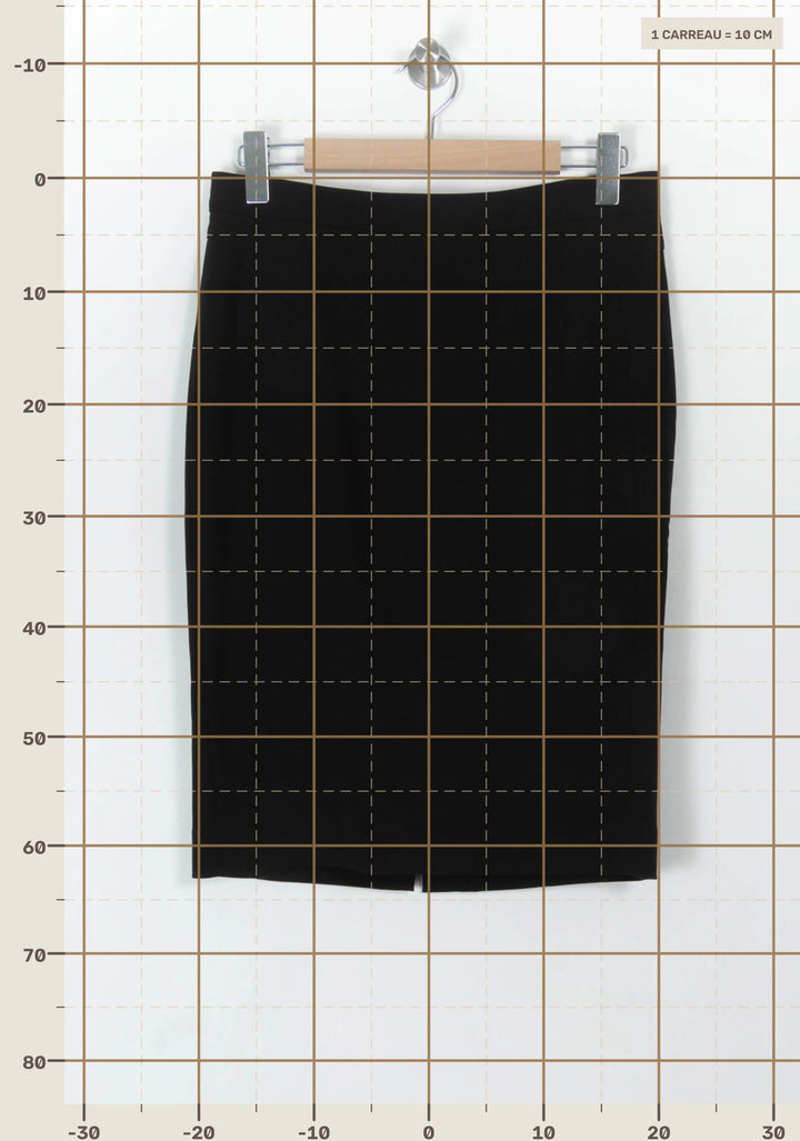 Jupe Crayon Noire - Taille XL/42 de la marque Caroll | PARAD94023 - Vendu par Paradigme - Image 4