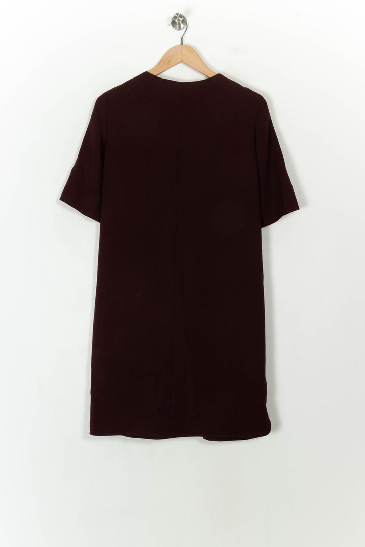 Robe Droite Bordeaux - Taille L/40 de la marque Maison 123 | PARAD94026 - Vendu par Paradigme - Image 5