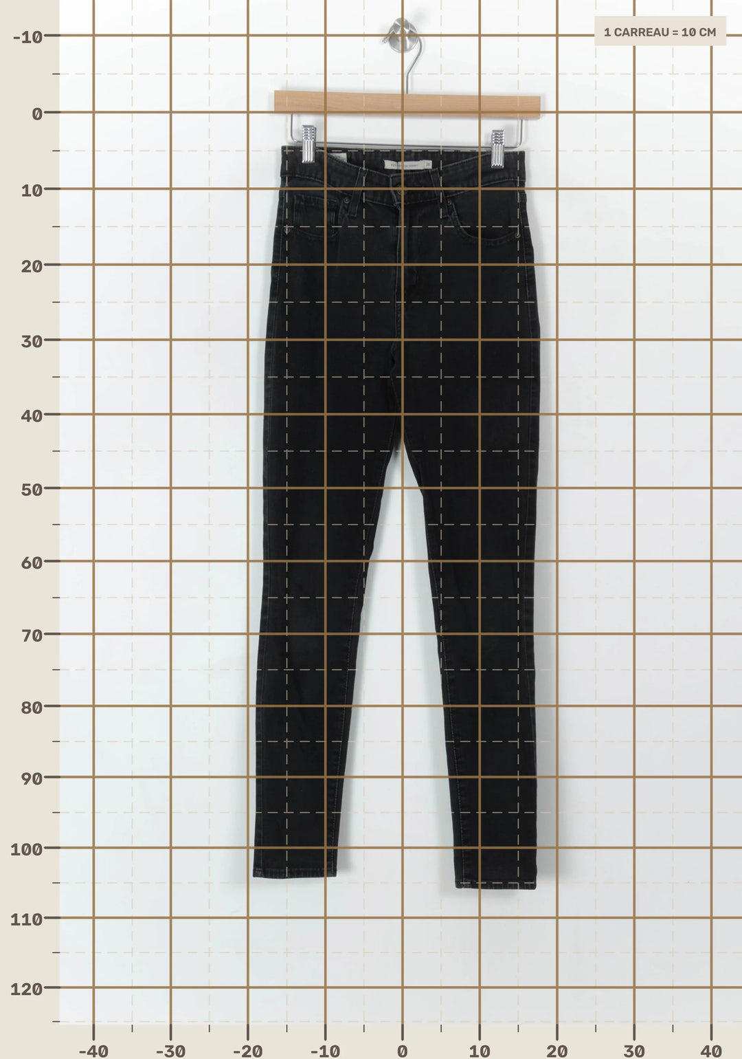Jean Skinny Noir - Taille S/36 de la marque Levi&