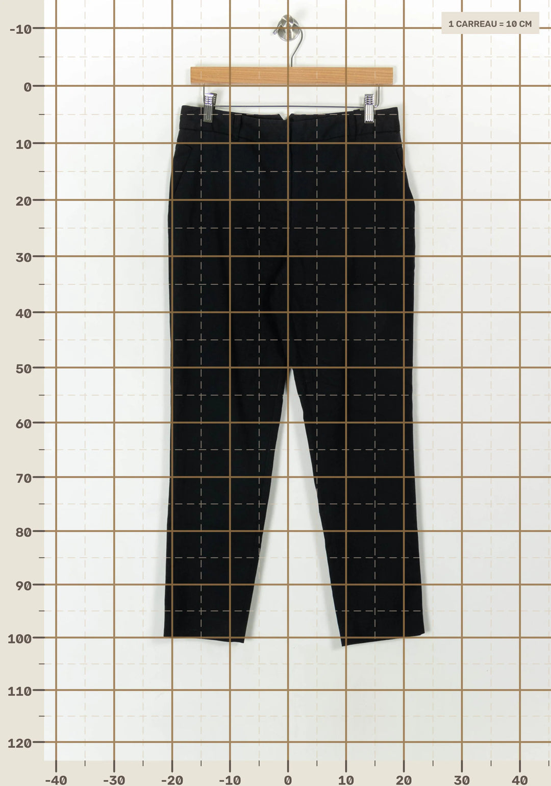 Pantalon Bleu - Taille M/38 de la marque Caroll | PARAD94028 - Vendu par Paradigme - Image 4