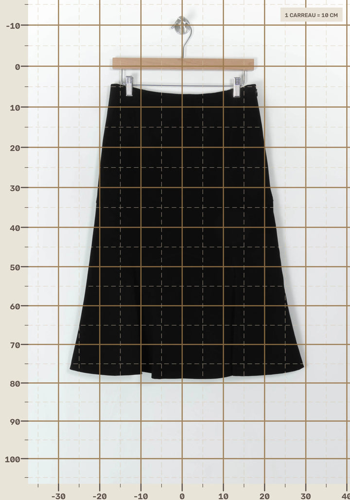 Jupe Évasée Noire - Taille L/40 de la marque Gerard Darel | PARAD94030 - Vendu par Paradigme - Image 4