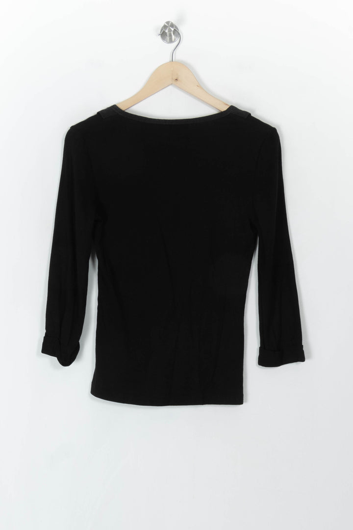 Pull Noir - Taille L/40 de la marque Caroll | PARAD94031 - Vendu par Paradigme - Image 5